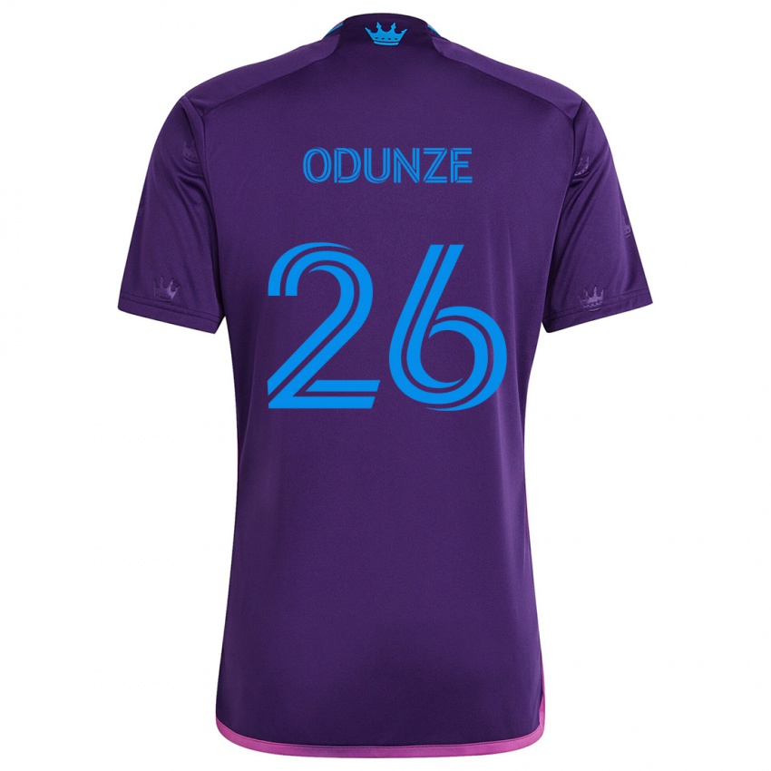 Børn Chituru Odunze #26 Lilla Blå Udebane Spillertrøjer 2024/25 Trøje T-Shirt