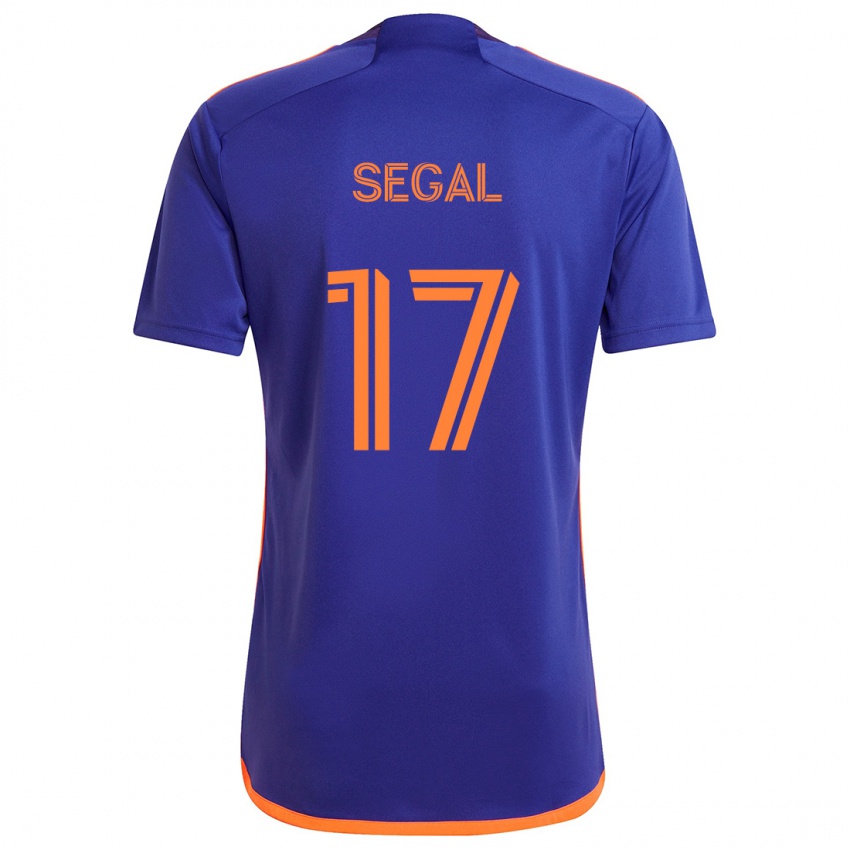 Børn Gabriel Segal #17 Lilla Orange Udebane Spillertrøjer 2024/25 Trøje T-Shirt