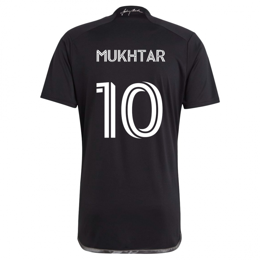 Børn Hany Mukhtar #10 Sort Udebane Spillertrøjer 2024/25 Trøje T-Shirt