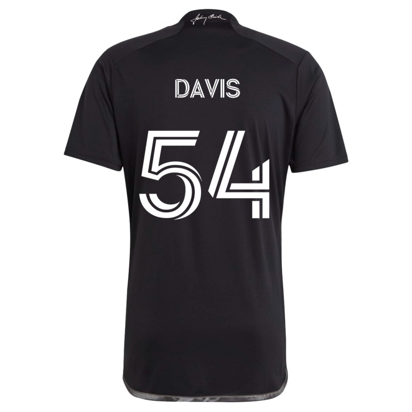 Børn Sean Davis #54 Sort Udebane Spillertrøjer 2024/25 Trøje T-Shirt