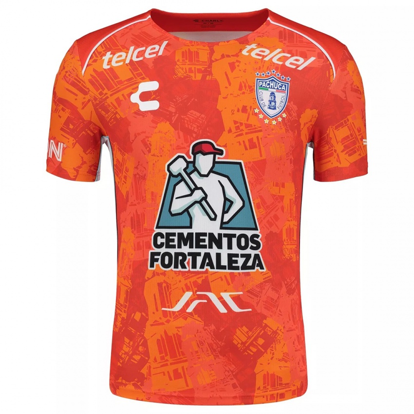 Børn Gustavo Cabral #22 Orange Hvid Udebane Spillertrøjer 2024/25 Trøje T-Shirt