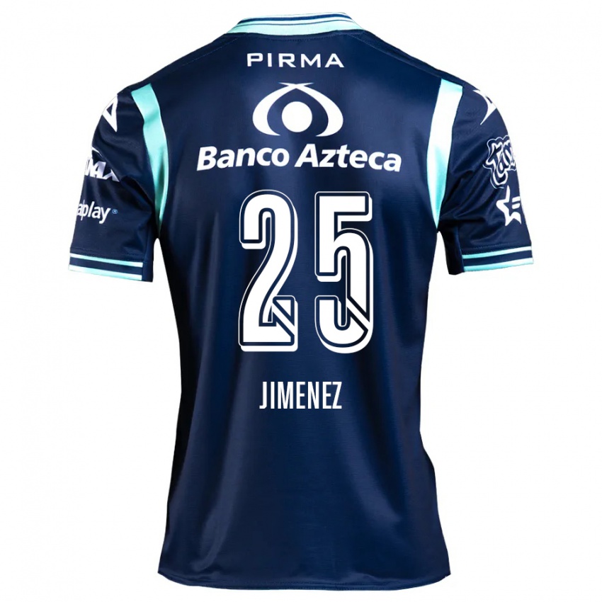 Børn Miguel Jiménez #25 Marine Blå Udebane Spillertrøjer 2024/25 Trøje T-Shirt