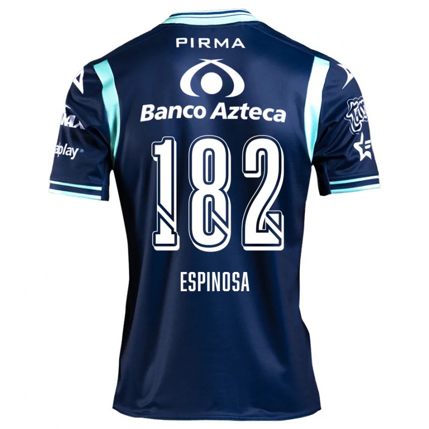 Børn Daniel Espinosa #182 Marine Blå Udebane Spillertrøjer 2024/25 Trøje T-Shirt