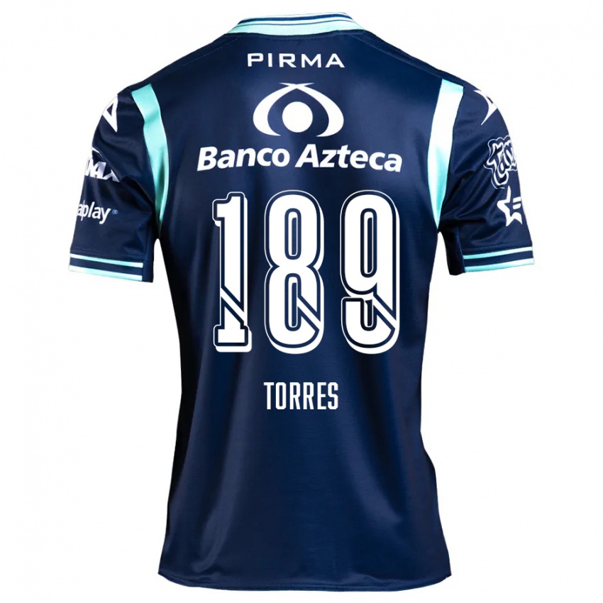 Børn Dylan Torres #189 Marine Blå Udebane Spillertrøjer 2024/25 Trøje T-Shirt