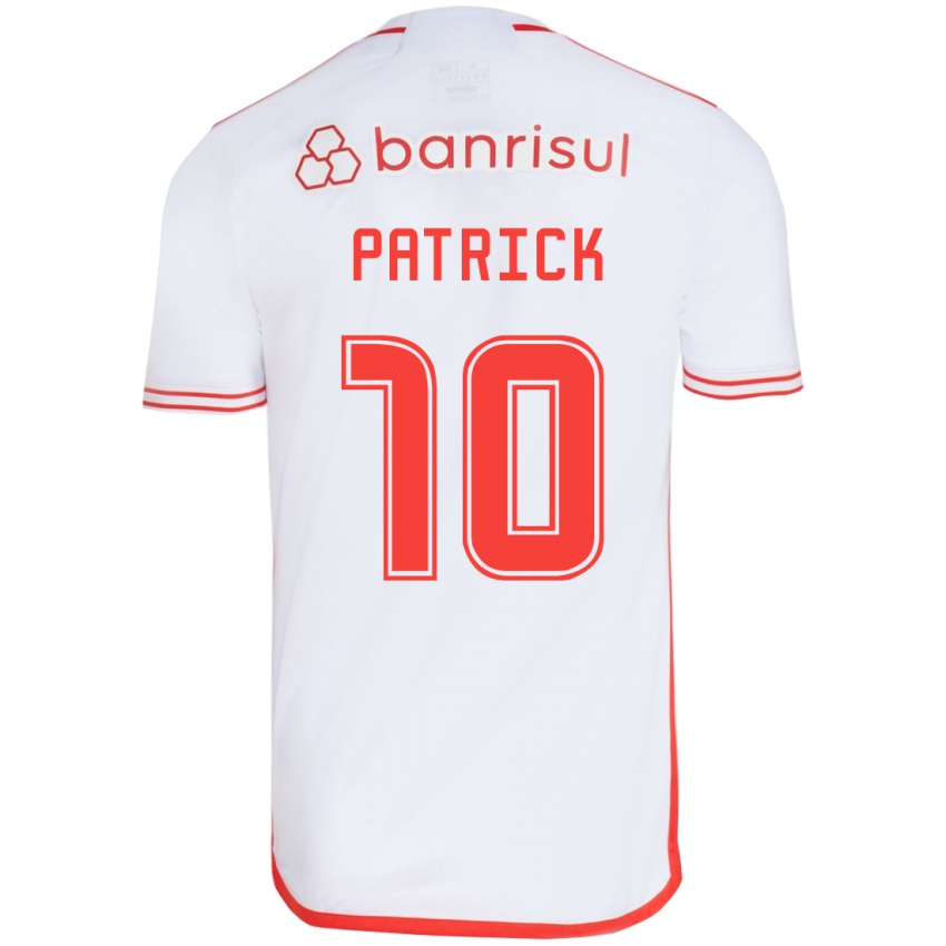 Børn Alan Patrick #10 Hvid Rød Udebane Spillertrøjer 2024/25 Trøje T-Shirt