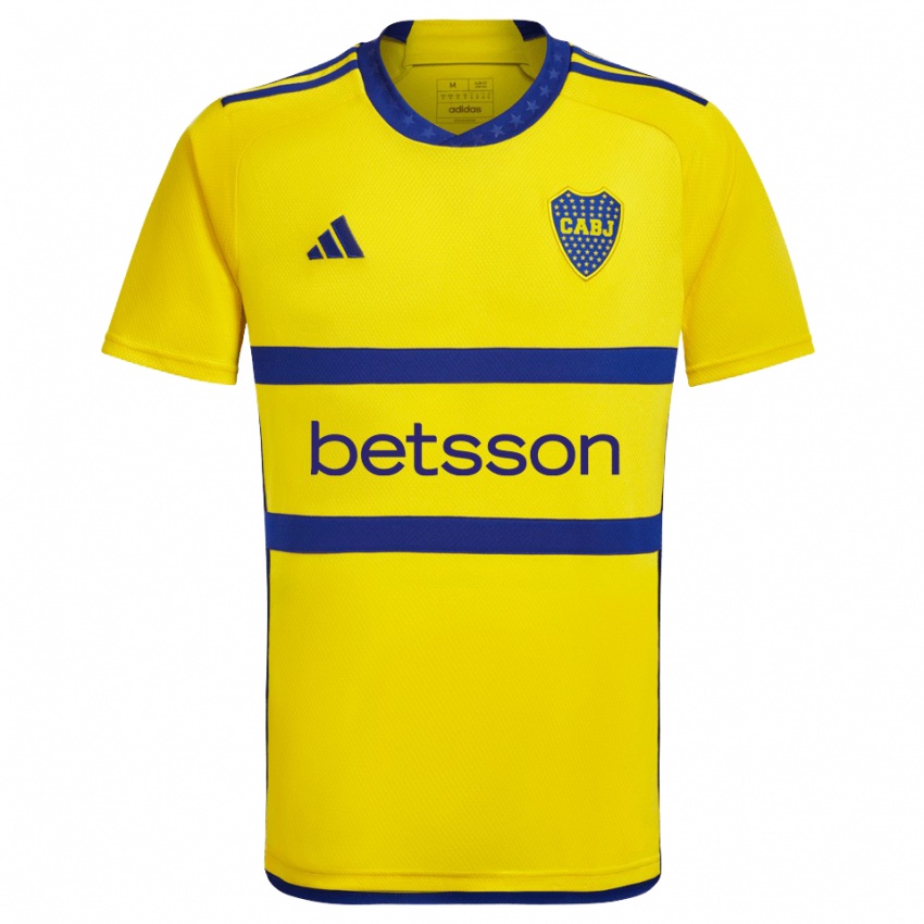 Børn Julián Carrasco #0 Gul Blå Udebane Spillertrøjer 2024/25 Trøje T-Shirt