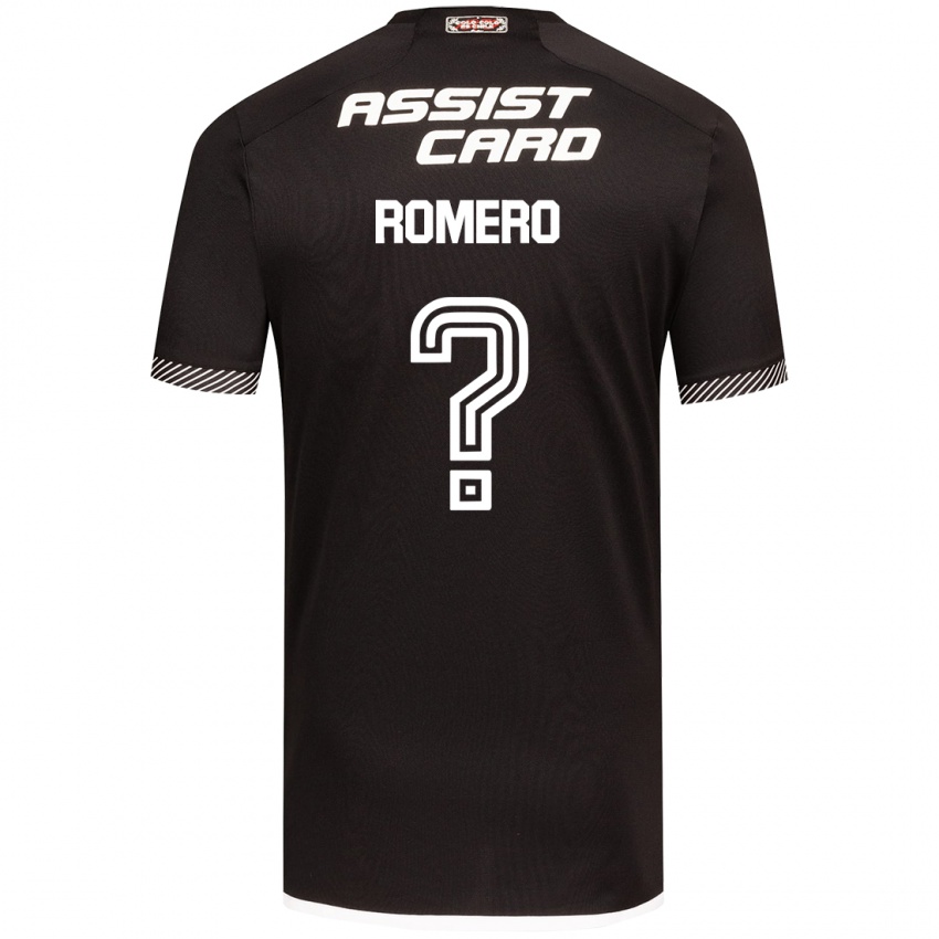 Børn Enzo Romero #0 Sort Hvid Udebane Spillertrøjer 2024/25 Trøje T-Shirt