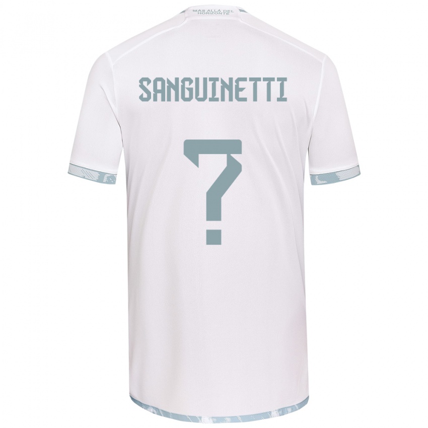 Børn Fernando Osorio Sanguinetti #0 Hvid Grå Udebane Spillertrøjer 2024/25 Trøje T-Shirt