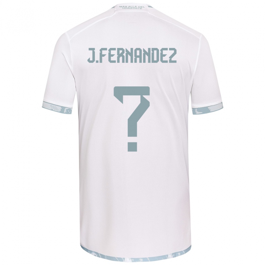 Børn José Matías Fernández #0 Hvid Grå Udebane Spillertrøjer 2024/25 Trøje T-Shirt