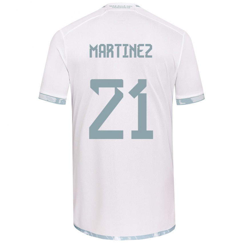 Børn Maria Martínez #21 Hvid Grå Udebane Spillertrøjer 2024/25 Trøje T-Shirt