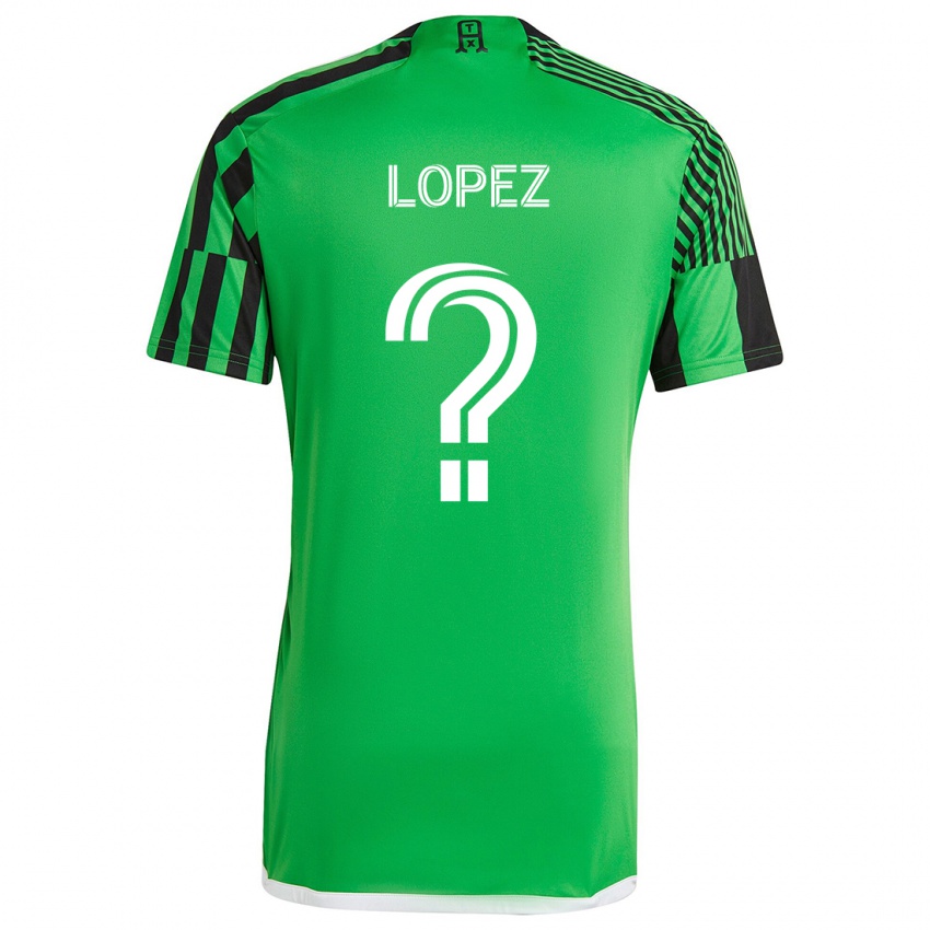 Mænd Eric López #0 Grøn Sort Hjemmebane Spillertrøjer 2024/25 Trøje T-Shirt