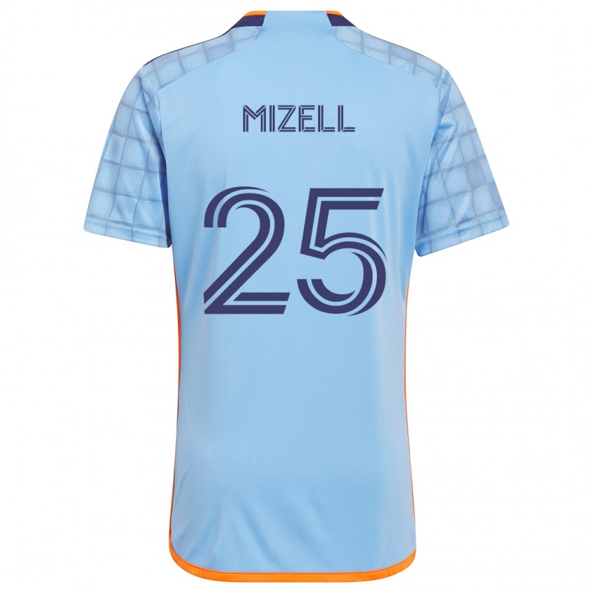 Mænd Cody Mizell #25 Blå Orange Hjemmebane Spillertrøjer 2024/25 Trøje T-Shirt