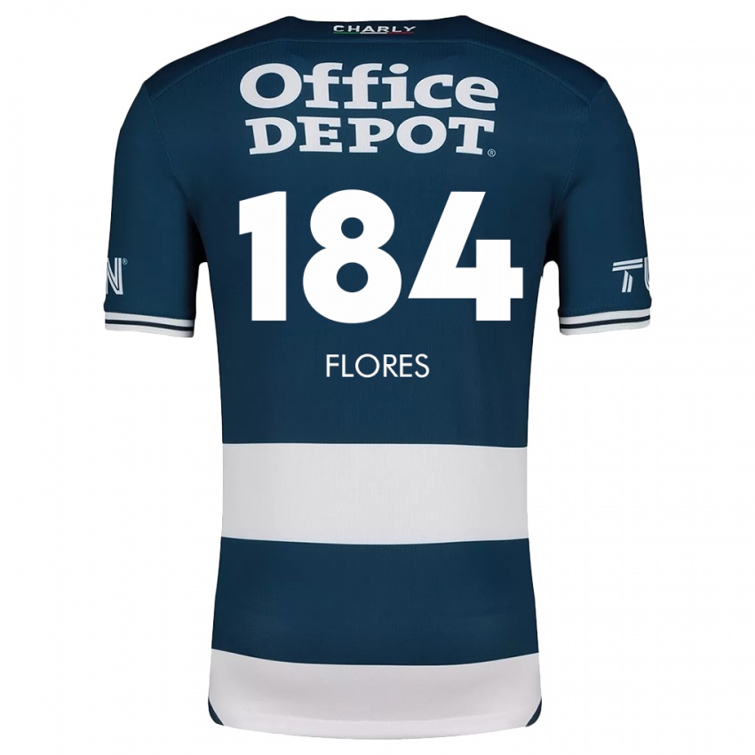 Mænd Jason Flores #184 Blå Hvid Hjemmebane Spillertrøjer 2024/25 Trøje T-Shirt