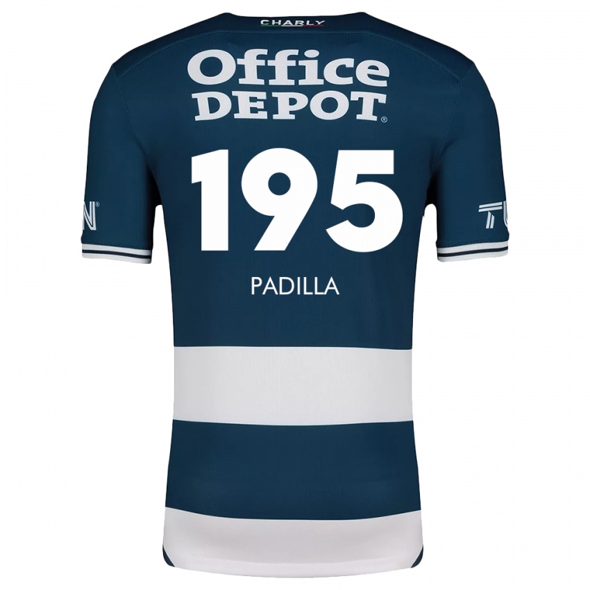 Mænd Ángel Padilla #195 Blå Hvid Hjemmebane Spillertrøjer 2024/25 Trøje T-Shirt