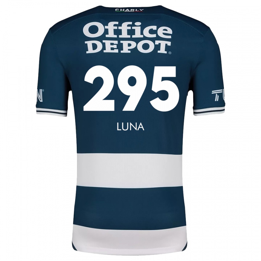 Mænd Irving Luna #295 Blå Hvid Hjemmebane Spillertrøjer 2024/25 Trøje T-Shirt