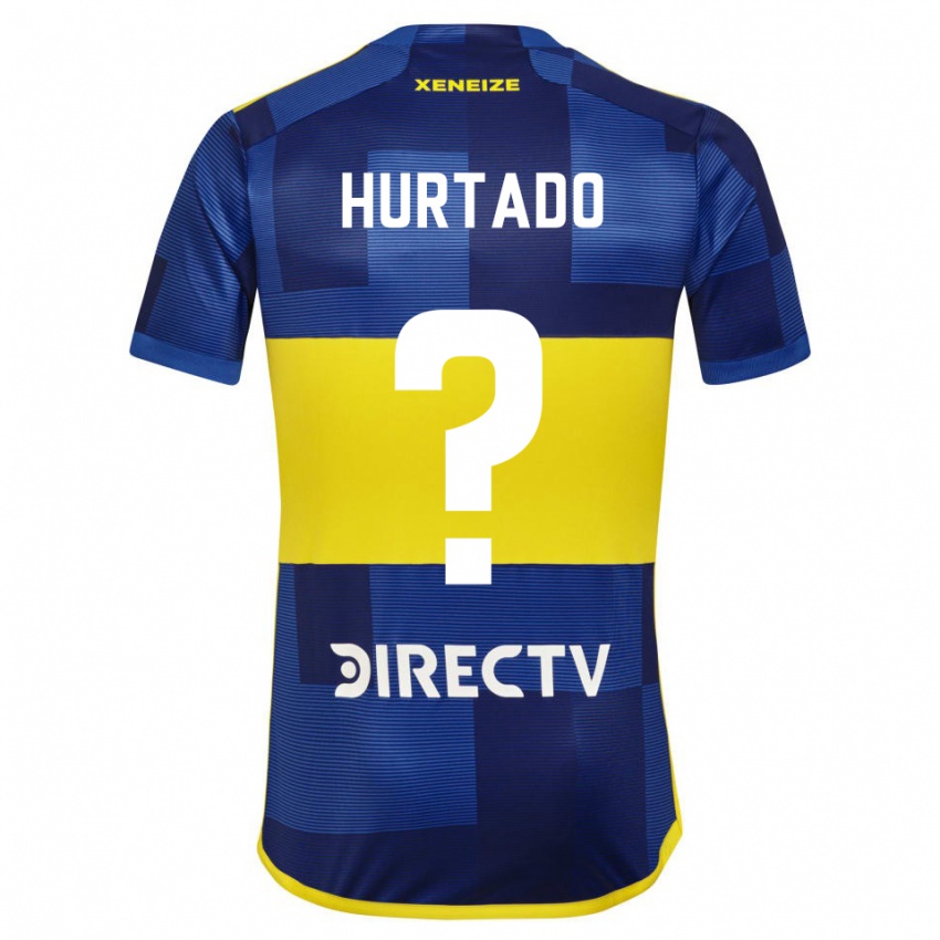 Mænd Jan Hurtado #0 Blå Gul Hjemmebane Spillertrøjer 2024/25 Trøje T-Shirt