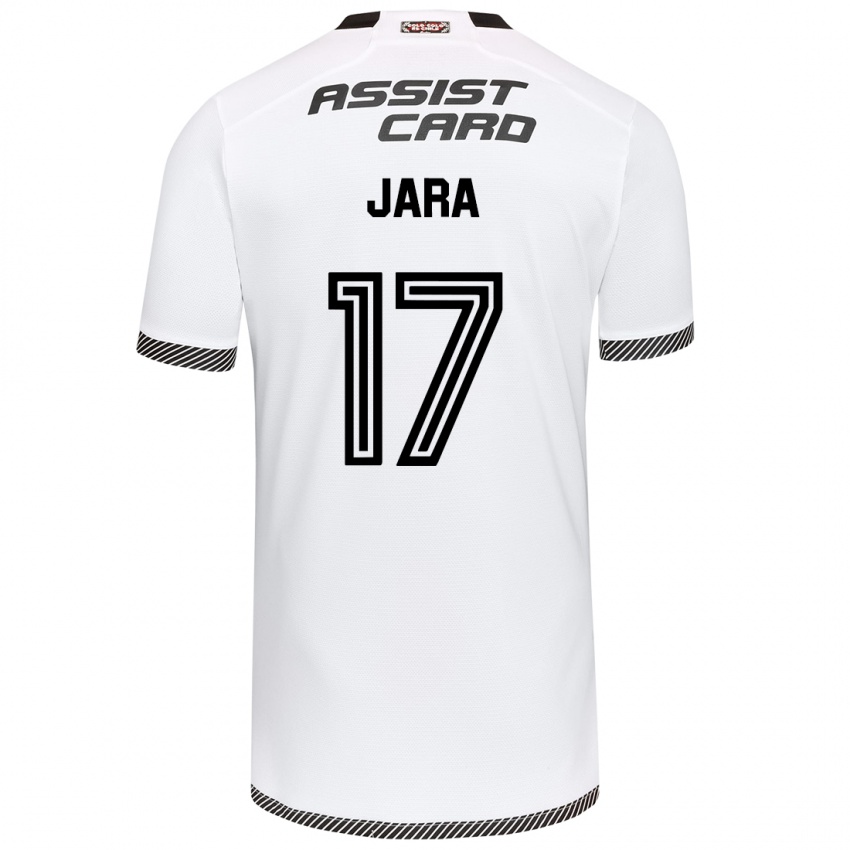 Mænd Ignacio Jara #17 Hvid Sort Hjemmebane Spillertrøjer 2024/25 Trøje T-Shirt