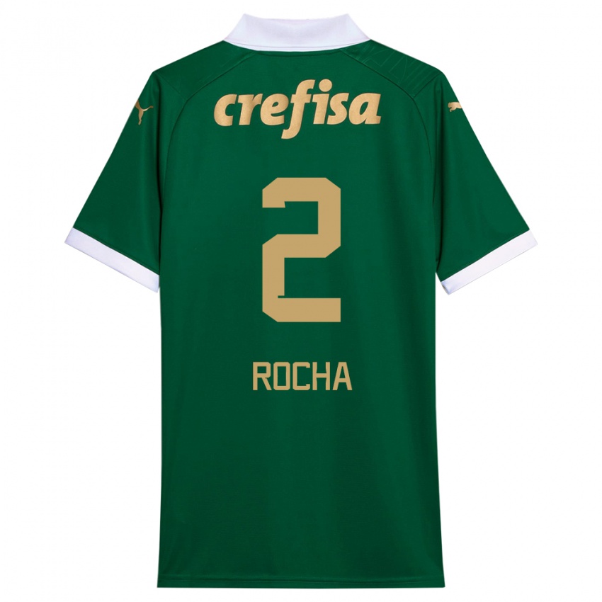 Mænd Marcos Rocha #2 Grøn Hvid Hjemmebane Spillertrøjer 2024/25 Trøje T-Shirt