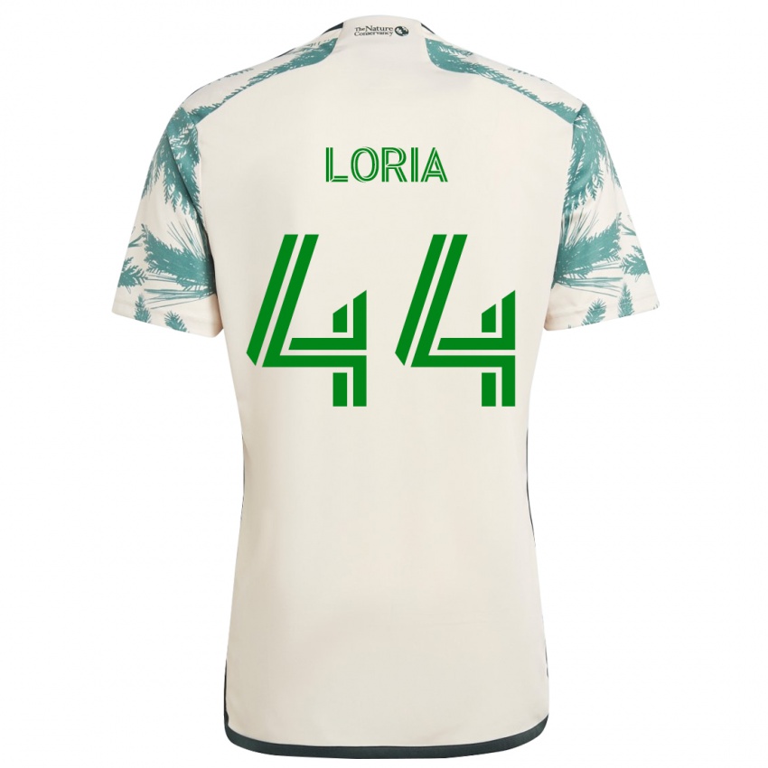 Mænd Marvin Loría #44 Beige Brun Udebane Spillertrøjer 2024/25 Trøje T-Shirt