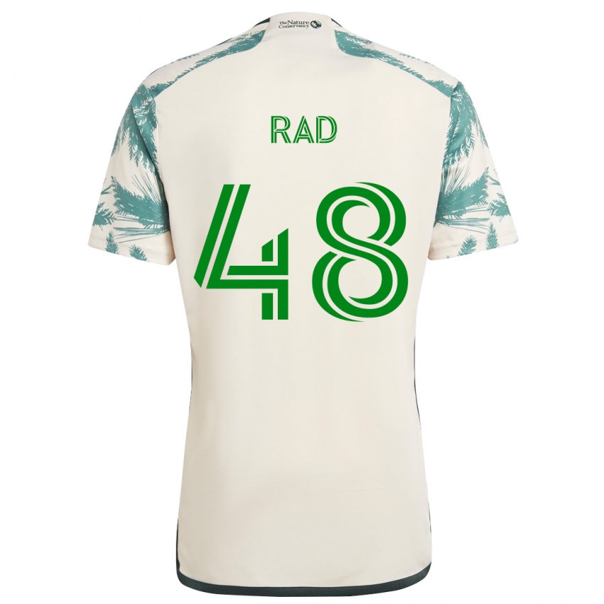 Mænd Kaveh Rad #48 Beige Brun Udebane Spillertrøjer 2024/25 Trøje T-Shirt