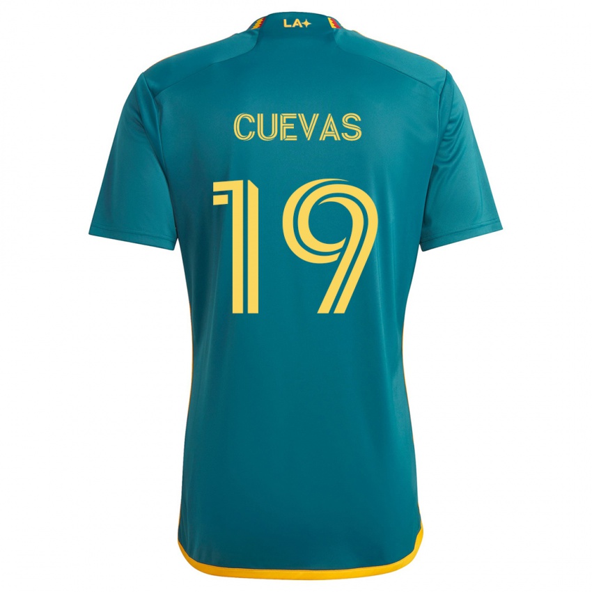 Mænd Mauricio Cuevas #19 Grøn Gul Udebane Spillertrøjer 2024/25 Trøje T-Shirt