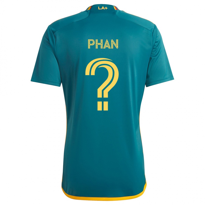 Mænd Brett Phan #0 Grøn Gul Udebane Spillertrøjer 2024/25 Trøje T-Shirt