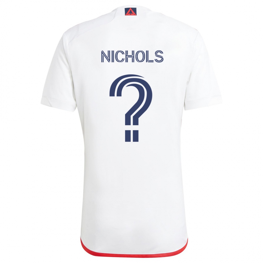 Mænd Robert Nichols #0 Hvid Rød Udebane Spillertrøjer 2024/25 Trøje T-Shirt