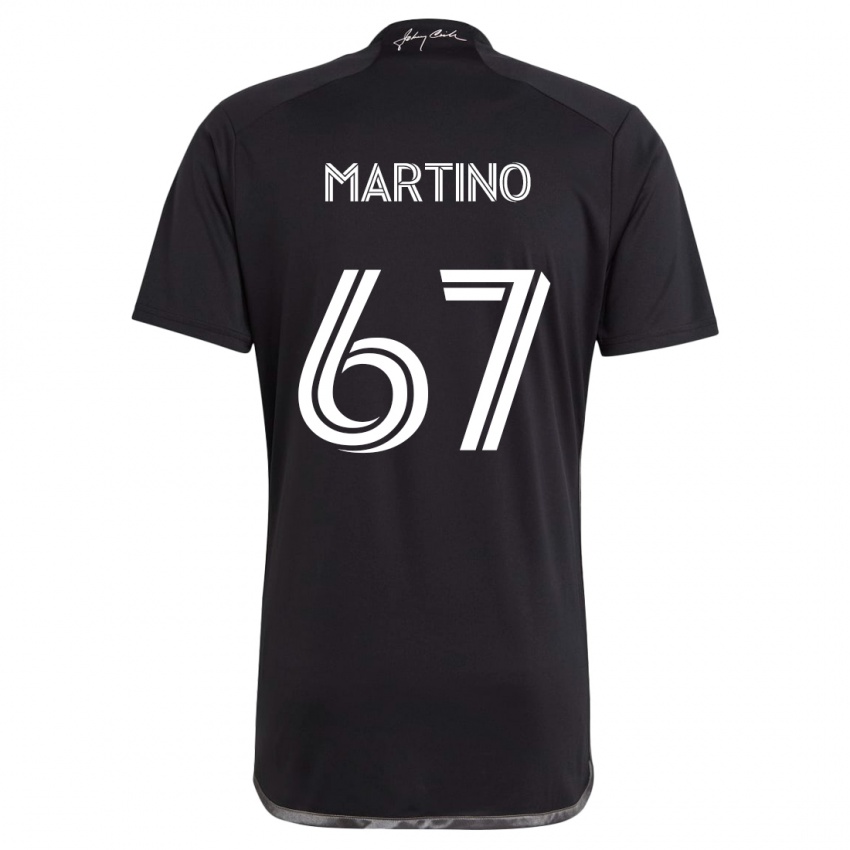 Mænd Ben Martino #67 Sort Udebane Spillertrøjer 2024/25 Trøje T-Shirt