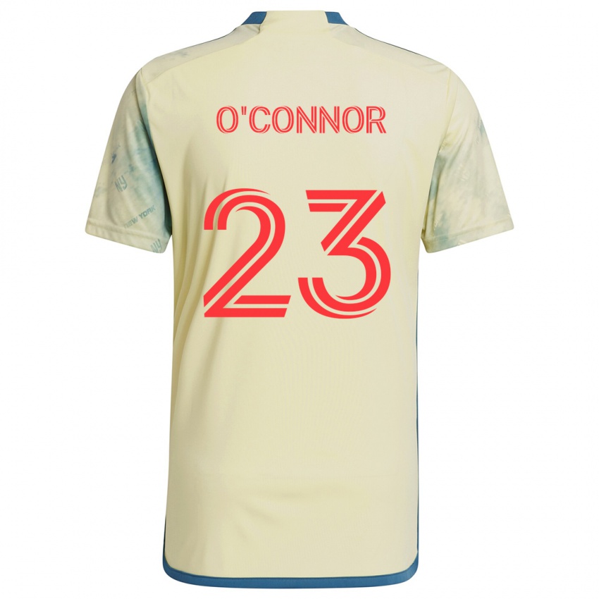 Kvinder Aidan O'connor #23 Gul Rød Blå Hjemmebane Spillertrøjer 2024/25 Trøje T-Shirt