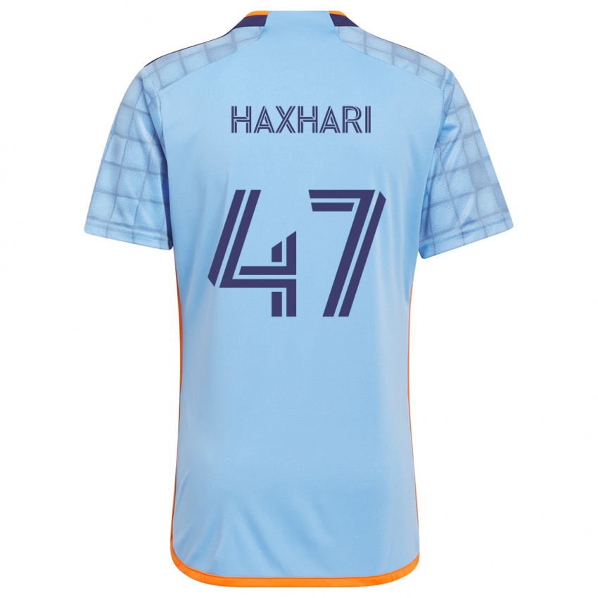 Kvinder Klevis Haxhari #47 Blå Orange Hjemmebane Spillertrøjer 2024/25 Trøje T-Shirt