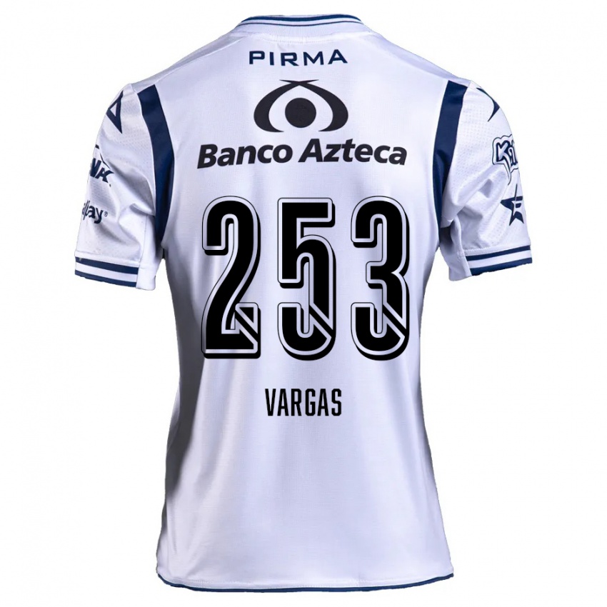 Kvinder Edwin Vargas #253 Hvid Marineblå Hjemmebane Spillertrøjer 2024/25 Trøje T-Shirt