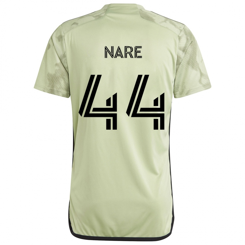 Kvinder Thabo Nare #44 Lysegrøn Udebane Spillertrøjer 2024/25 Trøje T-Shirt