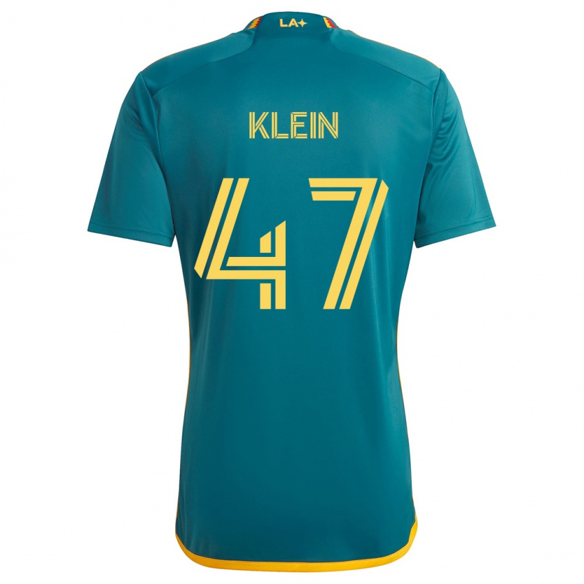 Kvinder Carson Klein #47 Grøn Gul Udebane Spillertrøjer 2024/25 Trøje T-Shirt