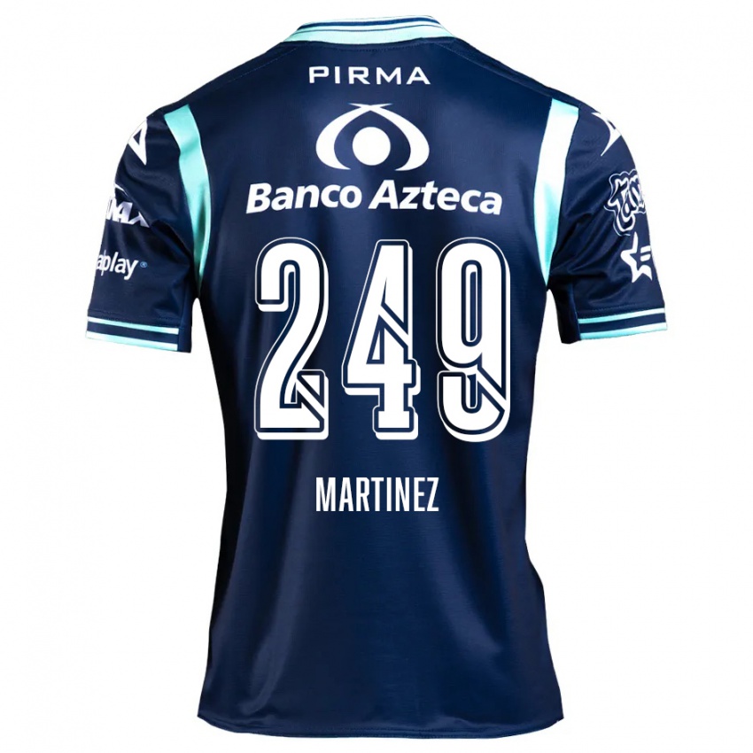 Kvinder Juan Martínez #249 Marine Blå Udebane Spillertrøjer 2024/25 Trøje T-Shirt