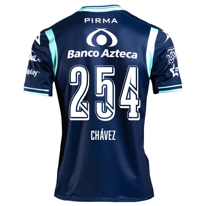 Kvinder José Chávez #254 Marine Blå Udebane Spillertrøjer 2024/25 Trøje T-Shirt