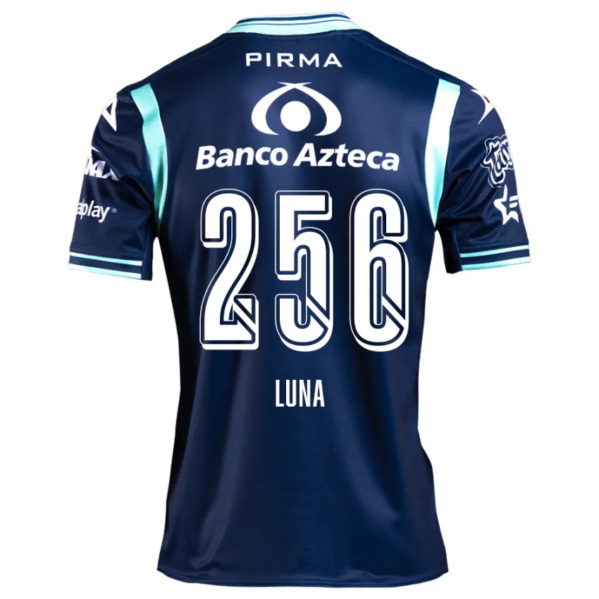 Kvinder Ángel Luna #256 Marine Blå Udebane Spillertrøjer 2024/25 Trøje T-Shirt