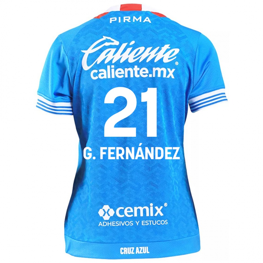 Børn Gabriel Fernández #21 Himmelblå Hjemmebane Spillertrøjer 2024/25 Trøje T-Shirt