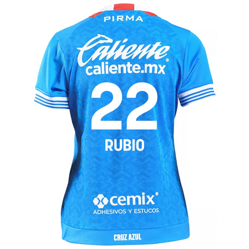 Børn Raymundo Rubio #22 Himmelblå Hjemmebane Spillertrøjer 2024/25 Trøje T-Shirt