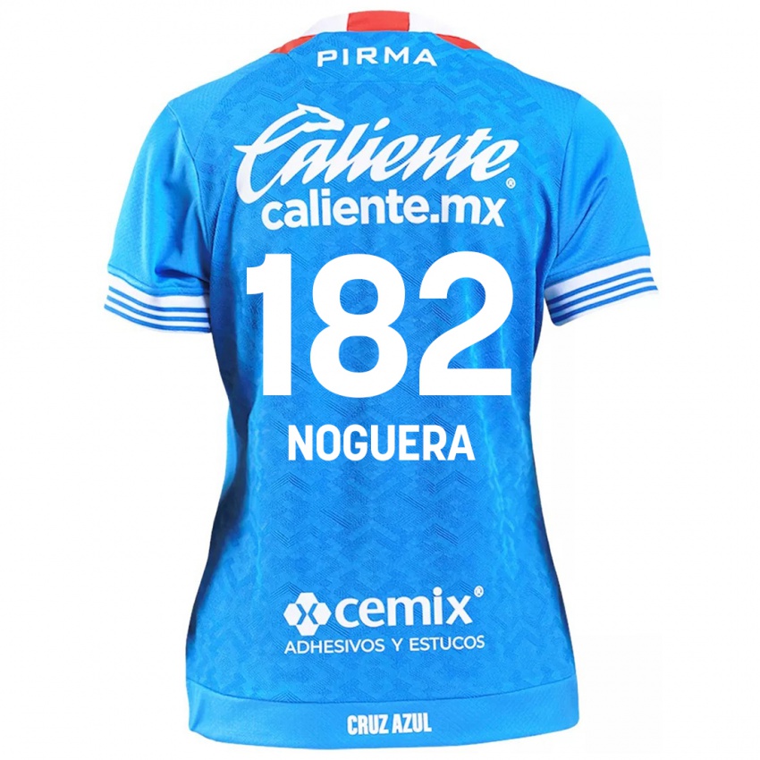 Børn Heldrich Noguera #182 Himmelblå Hjemmebane Spillertrøjer 2024/25 Trøje T-Shirt