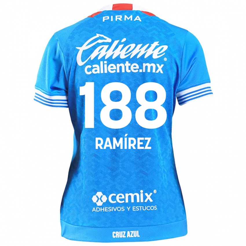 Børn Diego Ramírez #188 Himmelblå Hjemmebane Spillertrøjer 2024/25 Trøje T-Shirt