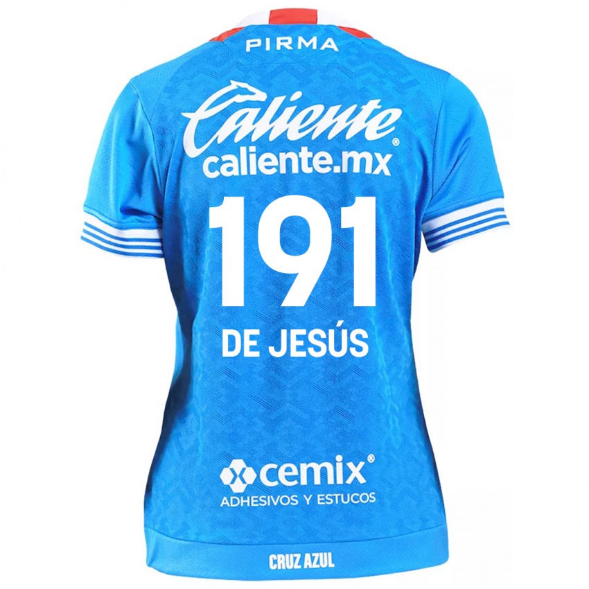 Børn Luis De Jesús #191 Himmelblå Hjemmebane Spillertrøjer 2024/25 Trøje T-Shirt