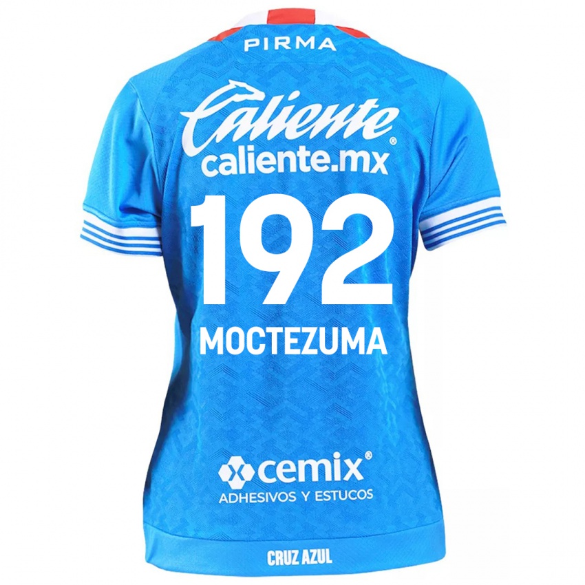 Børn Brayan Moctezuma #192 Himmelblå Hjemmebane Spillertrøjer 2024/25 Trøje T-Shirt