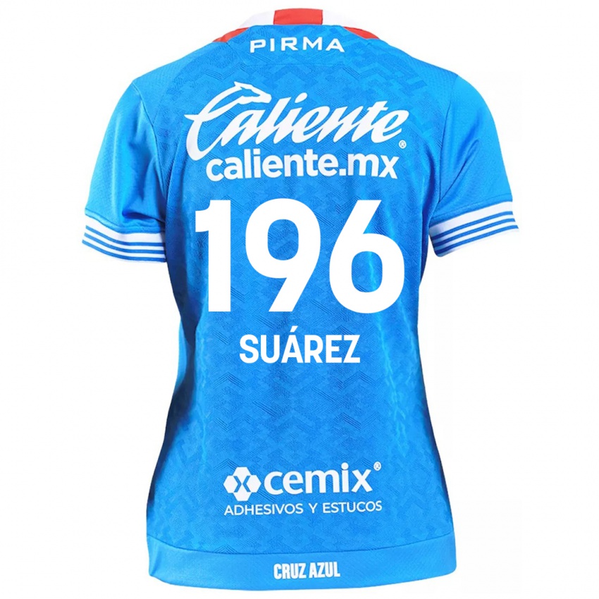 Børn Javier Suárez #196 Himmelblå Hjemmebane Spillertrøjer 2024/25 Trøje T-Shirt