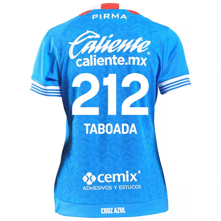 Børn Víctor Taboada #212 Himmelblå Hjemmebane Spillertrøjer 2024/25 Trøje T-Shirt