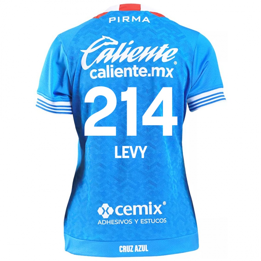 Børn Mateo Levy #214 Himmelblå Hjemmebane Spillertrøjer 2024/25 Trøje T-Shirt