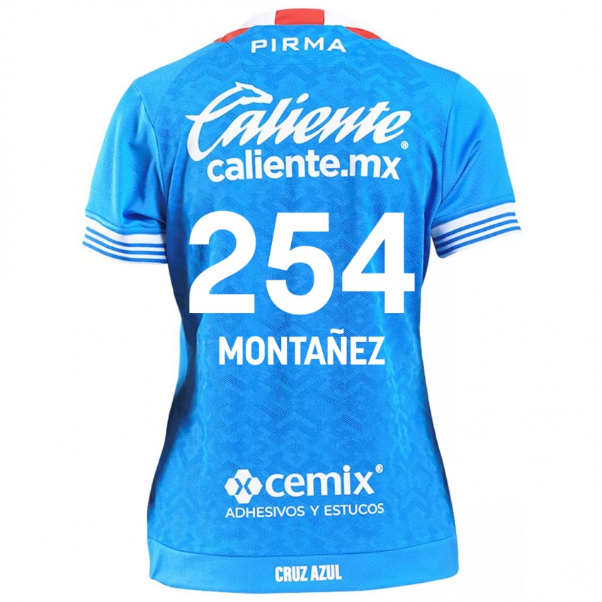 Børn Humberto Montañez #254 Himmelblå Hjemmebane Spillertrøjer 2024/25 Trøje T-Shirt