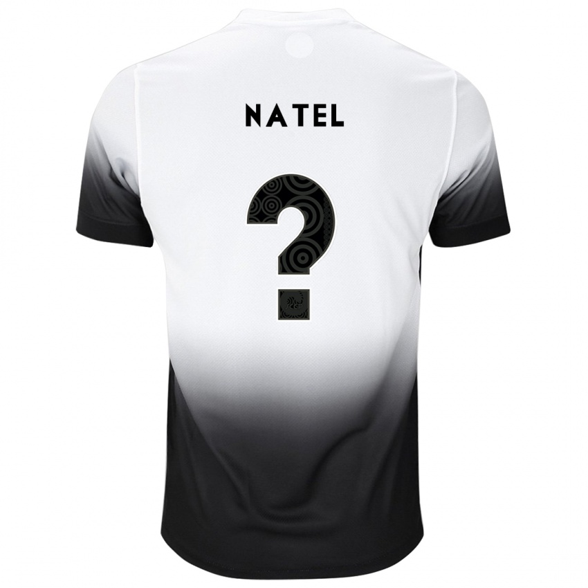 Børn Leo Natel #0 Hvid Sort Hjemmebane Spillertrøjer 2024/25 Trøje T-Shirt