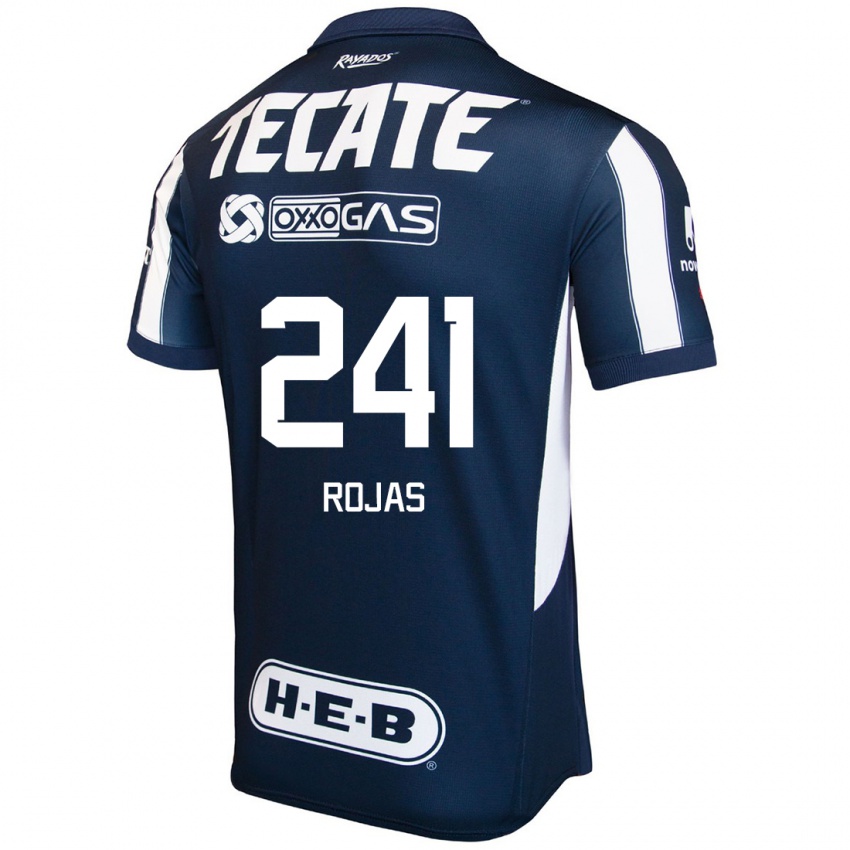 Børn Luis Rojas #241 Blå Rød Hvid Hjemmebane Spillertrøjer 2024/25 Trøje T-Shirt