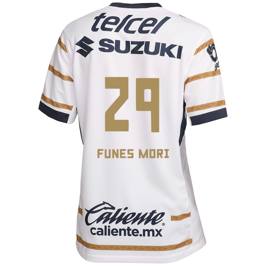 Børn Rogelio Funes Mori #29 Hvid Obsidian Hjemmebane Spillertrøjer 2024/25 Trøje T-Shirt