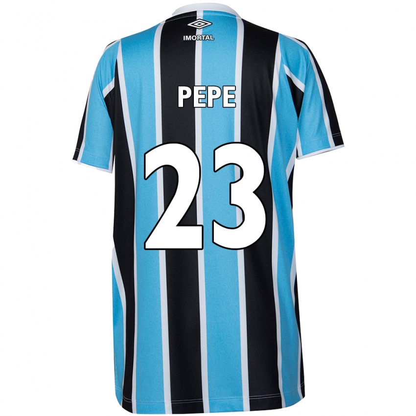 Børn Pepê #23 Blå Sort Hvid Hjemmebane Spillertrøjer 2024/25 Trøje T-Shirt